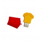 Custom pvc Usb Drives - Factory price wholesale bulk cheap McDonald's fries shaped best flash drive LWU1068